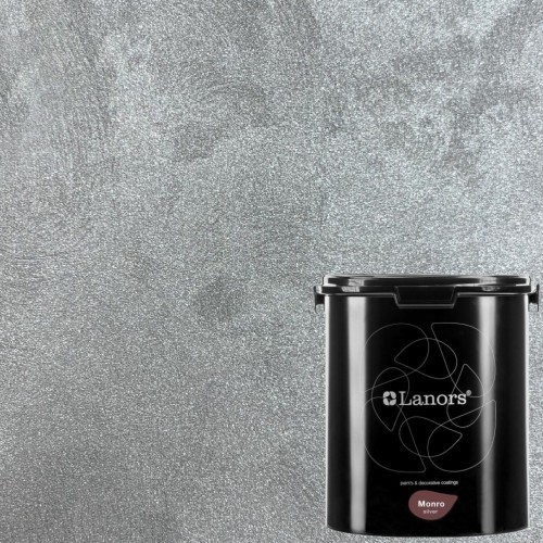 Краска декоративная Lanors Monro Silver цвет MS_080 3 кг