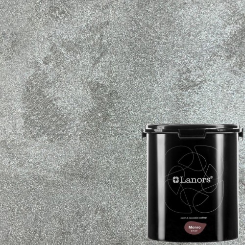 Краска декоративная Lanors Monro Silver цвет MS_084 3 кг