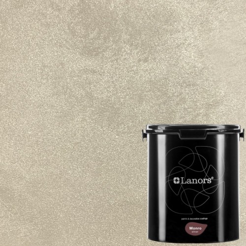 Краска декоративная Lanors Monro Silver цвет MS_085 3 кг