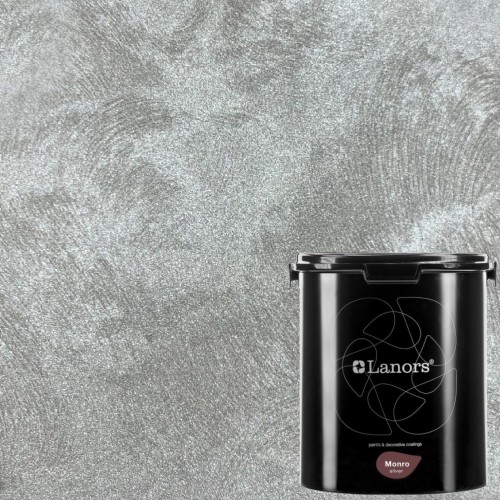 Краска декоративная Lanors Monro Silver цвет MS_088 3 кг