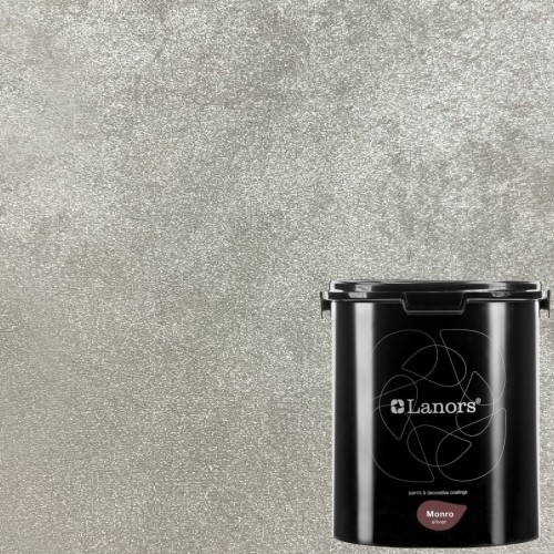 Краска декоративная Lanors Monro Silver цвет MS_090 3 кг