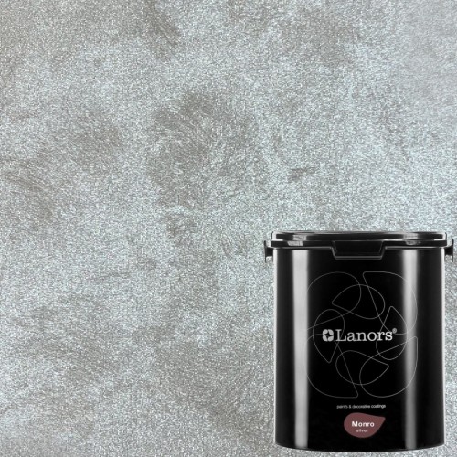 Краска декоративная Lanors Monro Silver цвет MS_095 3 кг