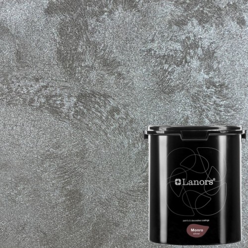 Краска декоративная Lanors Monro Silver цвет MS_096 3 кг