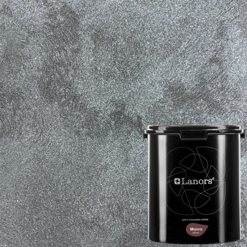Краска декоративная Lanors Monro Silver цвет MS_098 3 кг