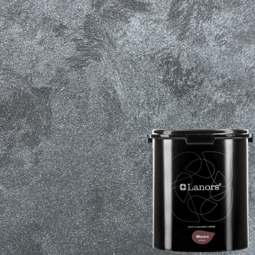 Краска декоративная Lanors Monro Silver цвет MS_099 3 кг