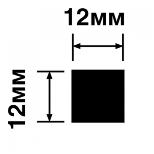 Молдинг из полистирола под покраску Hiwood D12V1 NP 2700×12×12