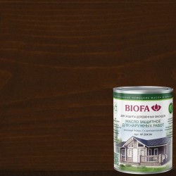Масло для фасадов Biofa 2043М цвет 4311 Красное дерево 0,4 л