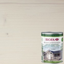 Масло для фасадов Biofa 2043М цвет 4313 Сливки 0,4 л