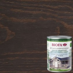 Масло для фасадов Biofa 2043М цвет 4322 Эбеновое дерево 0,4 л