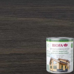 Масло для фасадов Biofa 2043 цвет 4325 Лакрица 0,4 л