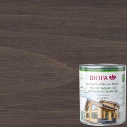 Масло для фасадов Biofa 2043 цвет 4329 Кремень 0,4 л