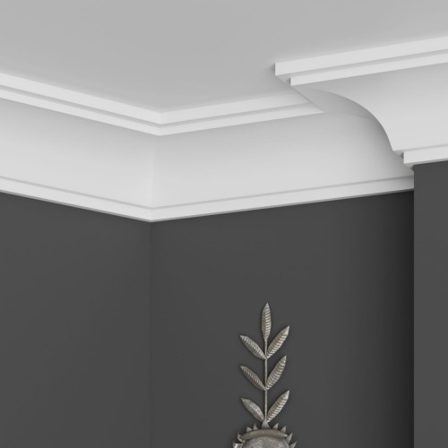 Потолочный плинтус ЛДФ под покраску Ultrawood CR 2340 i 2000×72×90