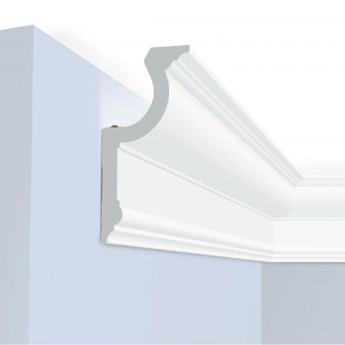 Потолочный плинтус под покраску Hiwood A127 2000×55×115