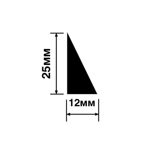 Молдинг из полистирола под покраску Hiwood TR25 2700×25×12