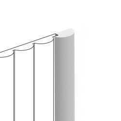 Финишный молдинг под покраску Hiwood LF135B NP 2700×22,5×12