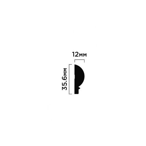 Финишный молдинг под покраску Hiwood LF137A NP 2700×35,6×12
