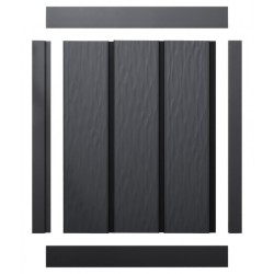 Финишный молдинг Hiwood LF1 GR15 2700×50×17 со стеновыми панелями Hiwood
