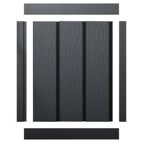 Финишный молдинг Hiwood LF1 GR15 2700×50×17 со стеновыми панелями Hiwood