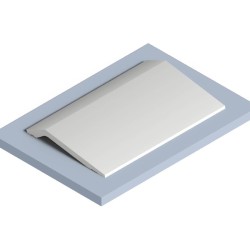 Стеновая панель из полистирола под покраску Hiwood LV141 NP 2700×116×17,5