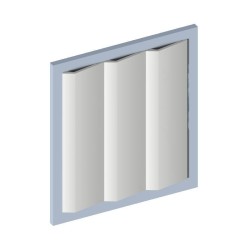 Стеновая панель из полистирола под покраску Hiwood LV141 NP 2700×116×17,5