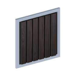 Стеновая панель из полистирола Hiwood LV123N BR395K 2700×120×12