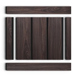 Стеновая панель из полистирола Hiwood LV127 BR395K 2700×120×12