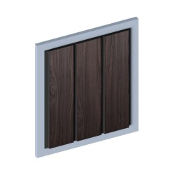 Стеновая панель из полистирола Hiwood LV127 BR395K 2700×120×12