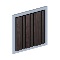 Стеновая панель из полистирола Hiwood LV128 BR395K 2700×120×12