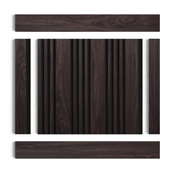 Стеновая панель из полистирола Hiwood LV128 BR395K 2700×120×12