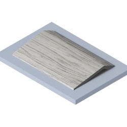 Стеновая панель из полистирола Hiwood LV141 GR24 2700×116×17,5