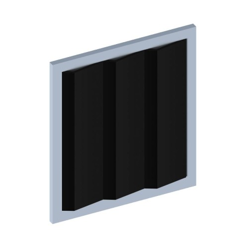 Стеновая панель из полистирола Hiwood LV141 BK 2700×116×17,5