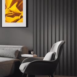 Стеновая панель из полистирола Hiwood LV141 BK 2700×116×17,5