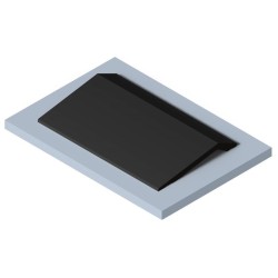Стеновая панель из полистирола Hiwood LV141 BK 2700×116×17,5