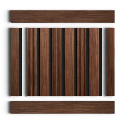 Стеновая панель из полистирола Hiwood LV123 BR396K 2700×120×12