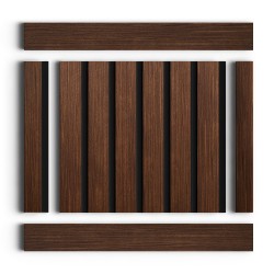 Стеновая панель из полистирола Hiwood LV123N BR396K 2700×120×12