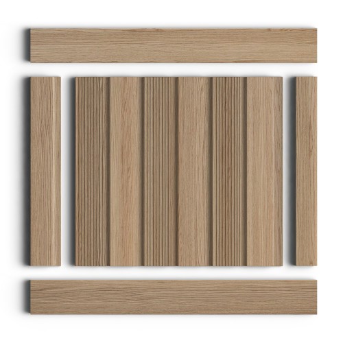 Стеновая панель из полистирола Hiwood LV123 BR417 2700×120×12