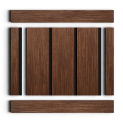 Стеновая панель из полистирола Hiwood LV127 BR396K 2700×120×12
