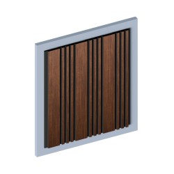 Стеновая панель из полистирола Hiwood LV128 BR396K 2700×120×12
