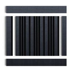 Стеновая панель из полистирола Hiwood LV121 BK114K 2700×120×12