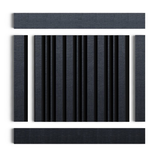 Стеновая панель из полистирола Hiwood LV121 BK114K 2700×120×12