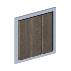 Стеновая панель из полистирола Hiwood LV127L BR490 2700×120×12