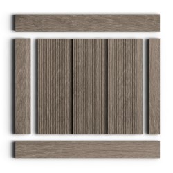 Стеновая панель из полистирола Hiwood LV127L BR490 2700×120×12