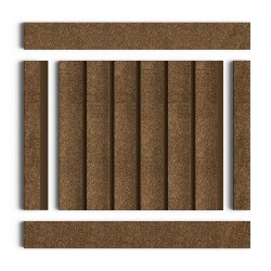 Стеновая панель из полистирола Hiwood LV125 G387 2700×120×12