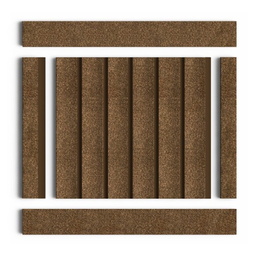 Стеновая панель из полистирола Hiwood LV125 G387 2700×120×12