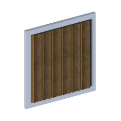 Стеновая панель из полистирола Hiwood LV125 G387 2700×120×12