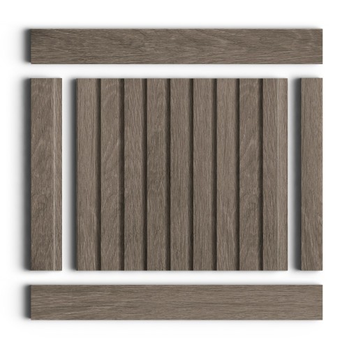 Стеновая панель из полистирола Hiwood LV124 BR490 2700×120×12