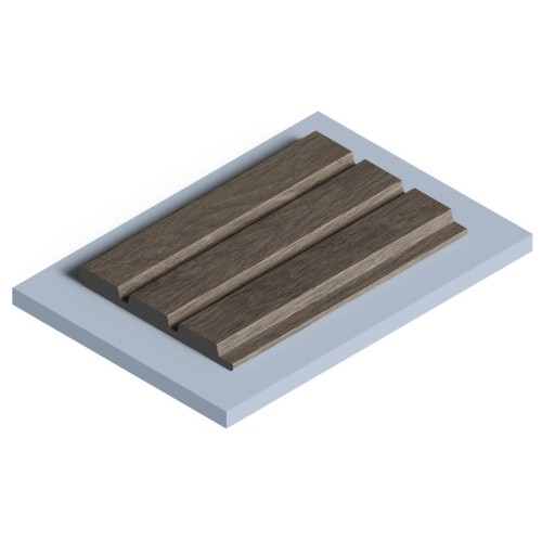 Стеновая панель из полистирола Hiwood LV124 BR490 2700×120×12