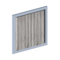 Стеновая панель из полистирола Hiwood LV124 GR24 2700×120×12