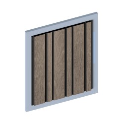 Стеновая панель из полистирола Hiwood LV133 BR490K 2700×120×12