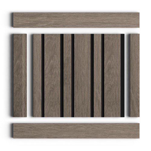 Стеновая панель из полистирола Hiwood LV133 BR490K 2700×120×12